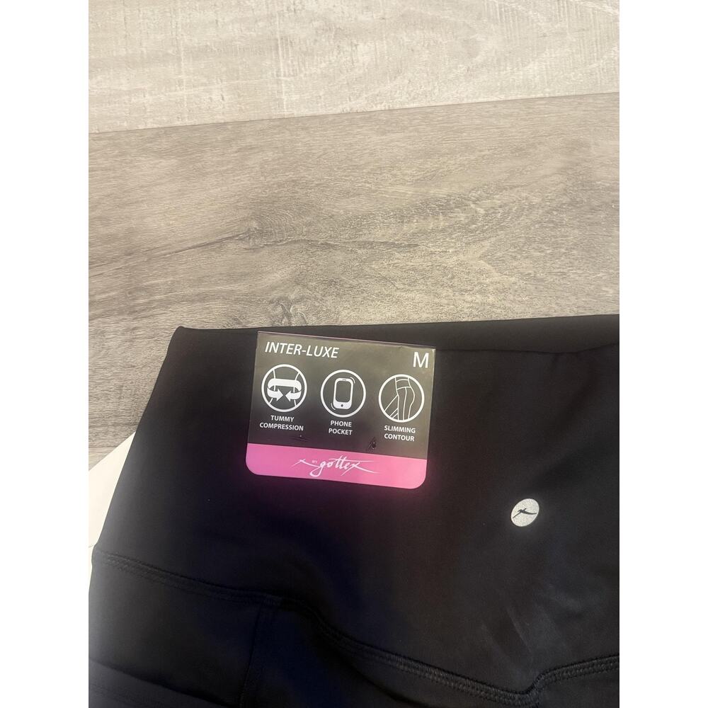 Gottex Studio Leggings Womens Medium Airlight Compression Pocket Yoga Pants - Picture 7 of 9
